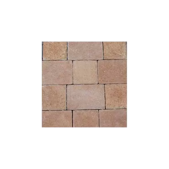 Paver Stone, 4" x 6" 3-Quarter Chamois Traditional Cobble Series Circle