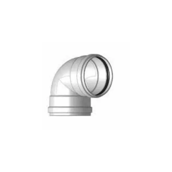 Sewer Elbow, 6"Gasketed PVC G Series SDR-35 90 Degrees 1/4 Bend
