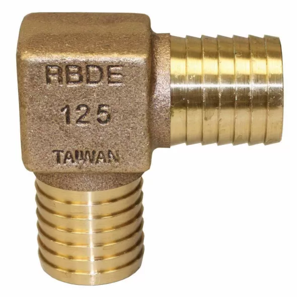 Elbow, 1-1/4"Insert Lead Free Bronze 90 Degrees