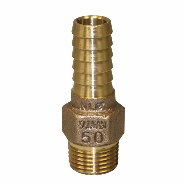 Adapter, 1/2"MIP x Insert Lead Free Bronze