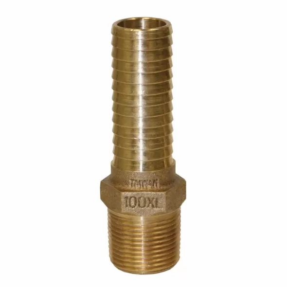 Adapter, 1"MIP x Insert Lead Free Bronze Extra Long