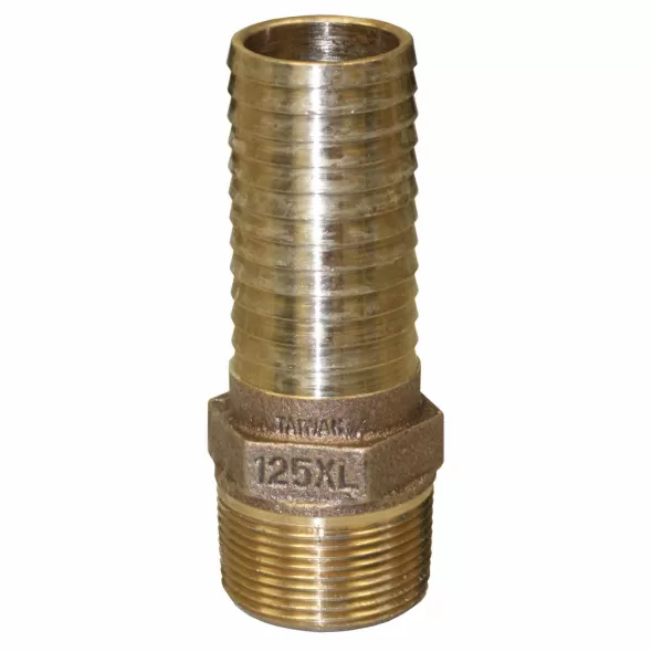 Adapter, 1-1/4"MIP x Insert Lead Free Bronze Extra Long