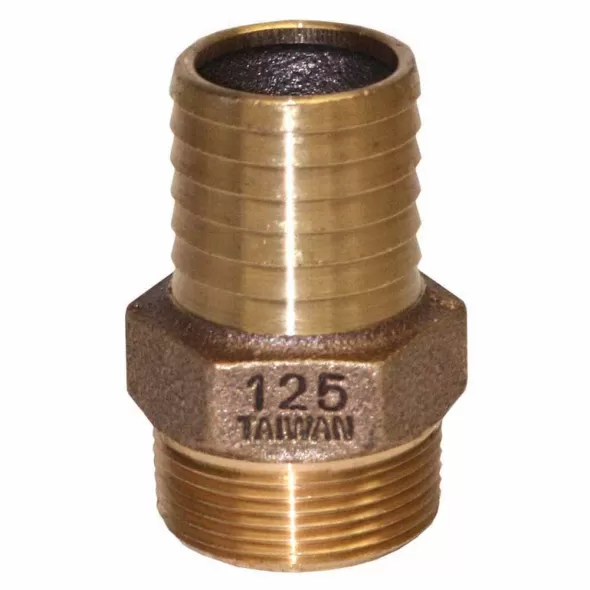 Adapter, 1-1/4"MIP x Insert Lead Free Bronze