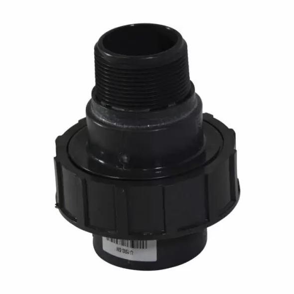 Sch. 80 Gray PVC Union 1-1/2 in. Slip x MIPT | U-1500-SM