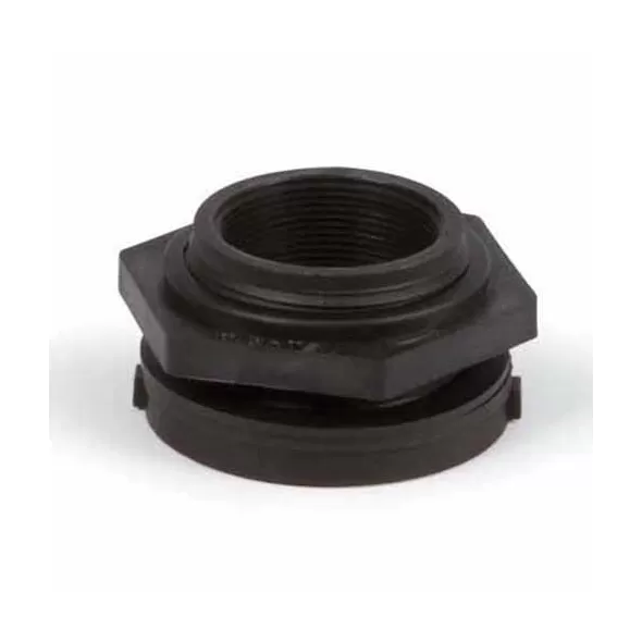 Black Poly Bulkhead Fitting 1-1/2 in. FIPT | HA1500