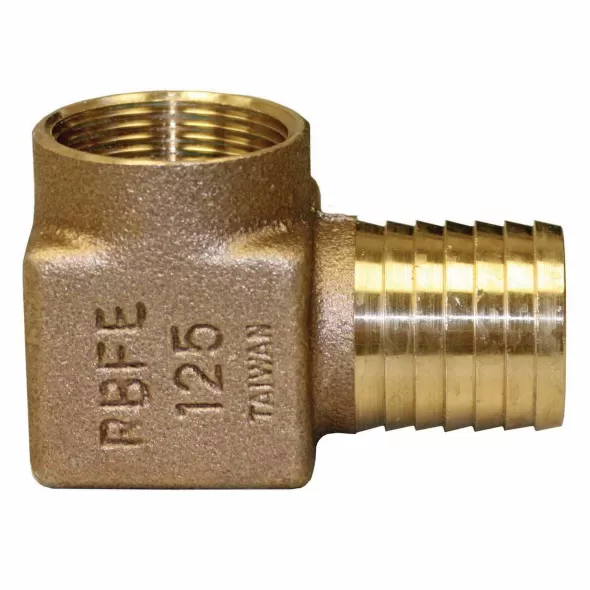 Elbow, 1-1/4"Insert x FIP Lead Free Bronze 90 Degrees Combination