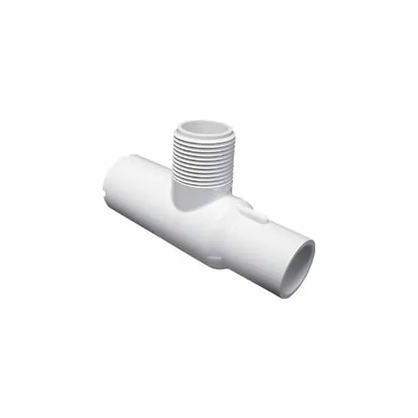 1" Tee PVC Sch. 40 Spigot x Slip x MPT | 1375-010