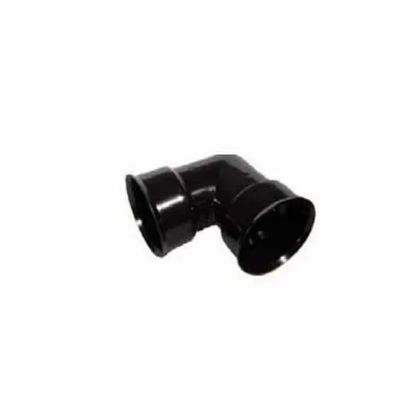 ADS Elbow, Bell-End HDPE 90 Degrees Degrees Watertight Dual Wall Injection Molded Black 6" | DFD699WT