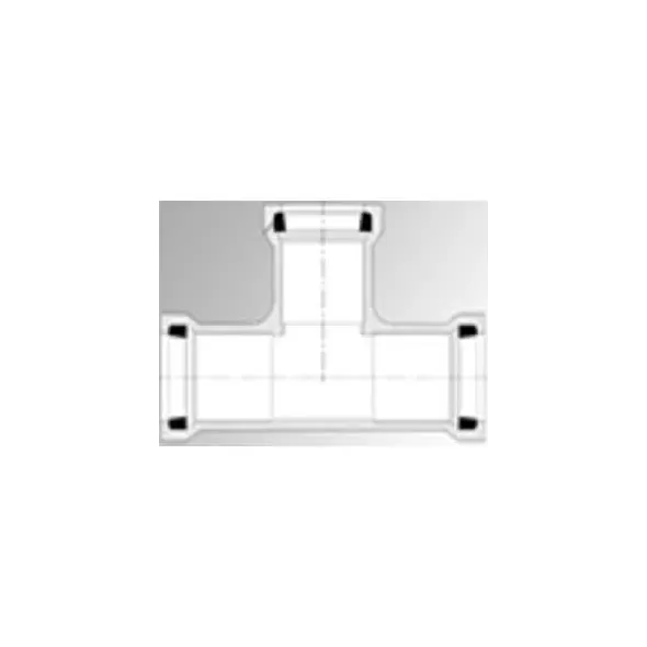 PVC Tee 2-1/2 in. Gasketed 1-Piece | 112255