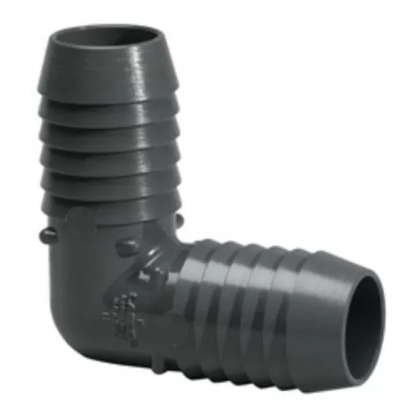 Lasco Elbow, Insert Gray PVC 90° | 1406007