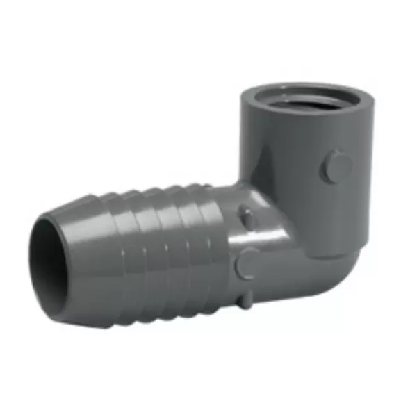 1/2" 90 Elbow PVC Insert x FPT | 1407-005