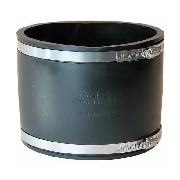 PVC Flexible Coupling 6 in. Black 1056 Series | 105666