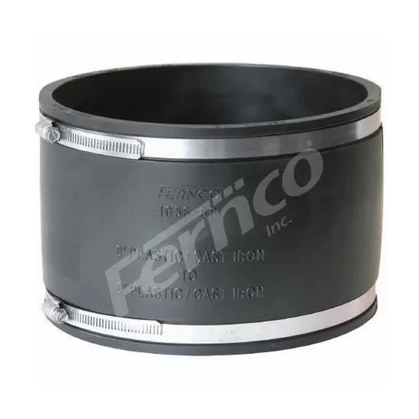 PVC Flexible Coupling 8" Black 1056 Series | 105688