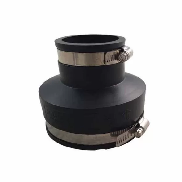 Flexible Coupling, 2" x 1-1/2"PVC Black