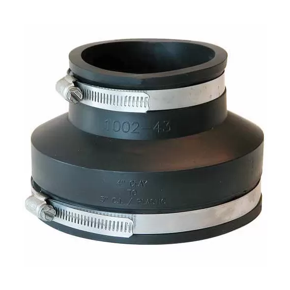 4 in. x 3 in. Clay x PVC Black 1002 Series | 100243