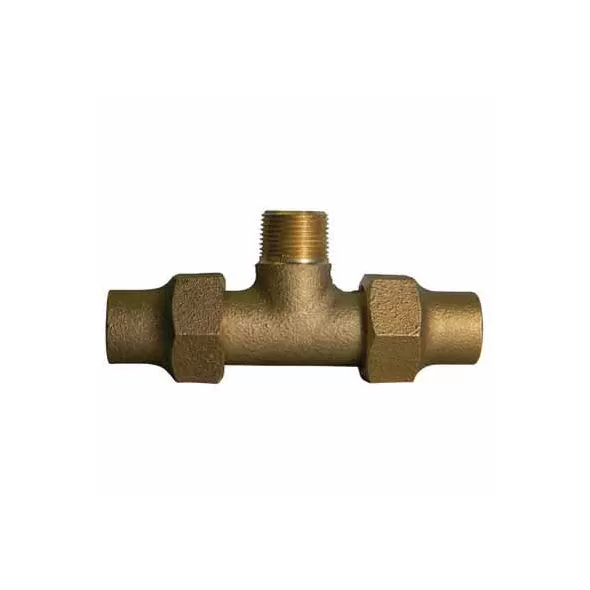 Tee, 3/4"Flare x Flare x MNPT Brass 74762 Series