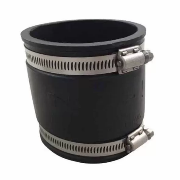Flexible Coupling, 3"Clay x PVC