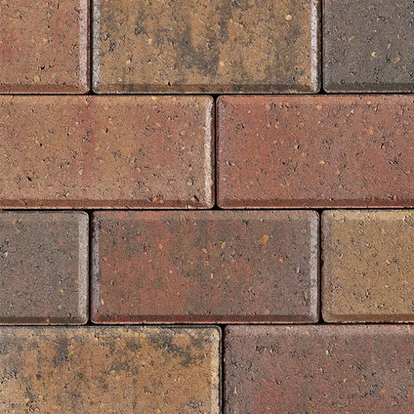 Paver Stone, 4" x 8" Rectangular Old Town Blend Holland
