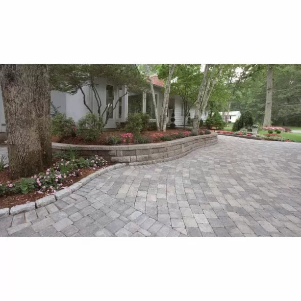 Paver Stone, 6" x 9" Rectangular Charcoal Vintage Stone | 292T03
