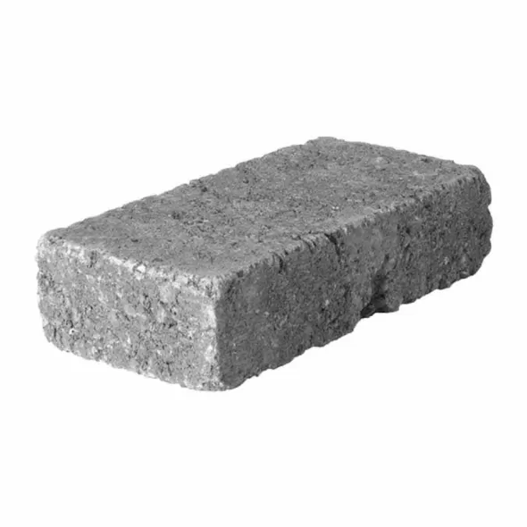 Paver Stone, 7" x 3.5" x 1.75" Rectangular Winter Blend Mini RumbleStone | 91387