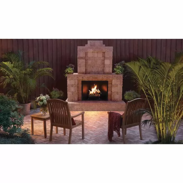Paver Stone, 7" x 10.5" x 3.5" Rectangular Winter Blend Large RumbleStone