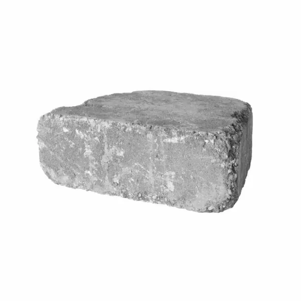 Paver Stone, 7" x 10.24" x 3.5" Trapezoid Winter Blend RumbleStone | 92387
