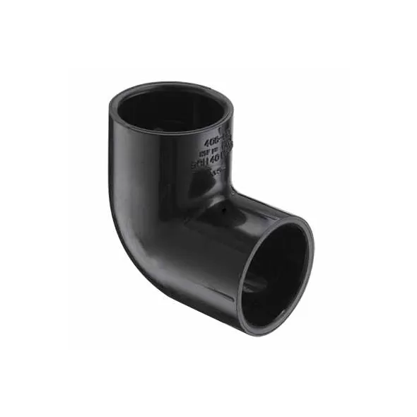 Sch. 40 Black PVC Elbow 1-1/2" Socket | 406015B