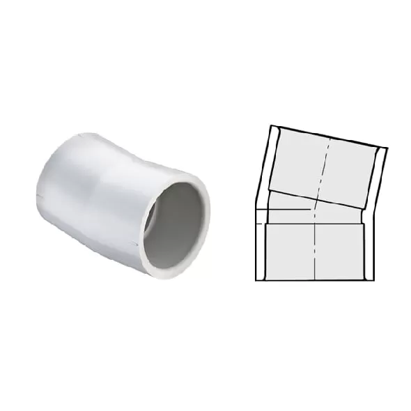 Sch. 40 PVC Elbow 2" Socket 11-1/4 Degree Standard | 411-020