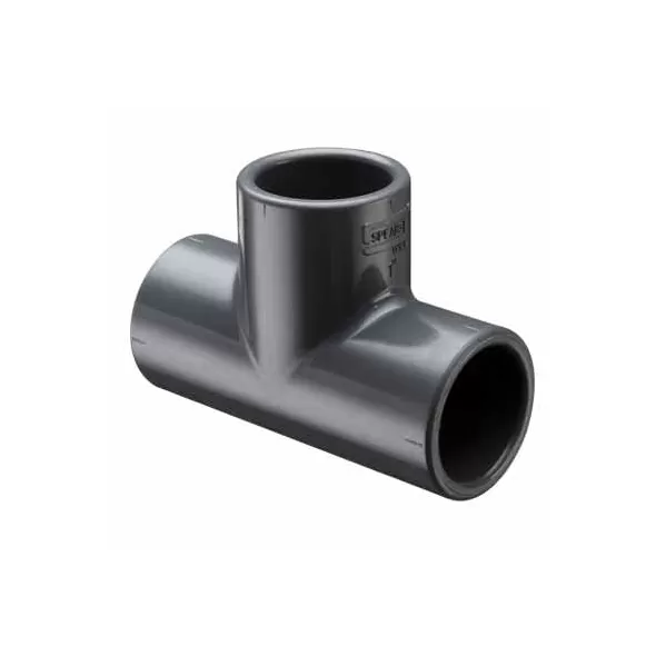 Sch. 40 Gray PVC Tee 1 in. Socket Standard | 401010G