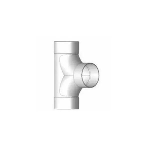 2-Way Cleanout, 8"Hub PVC P Series SDR-35 Solvent Weld