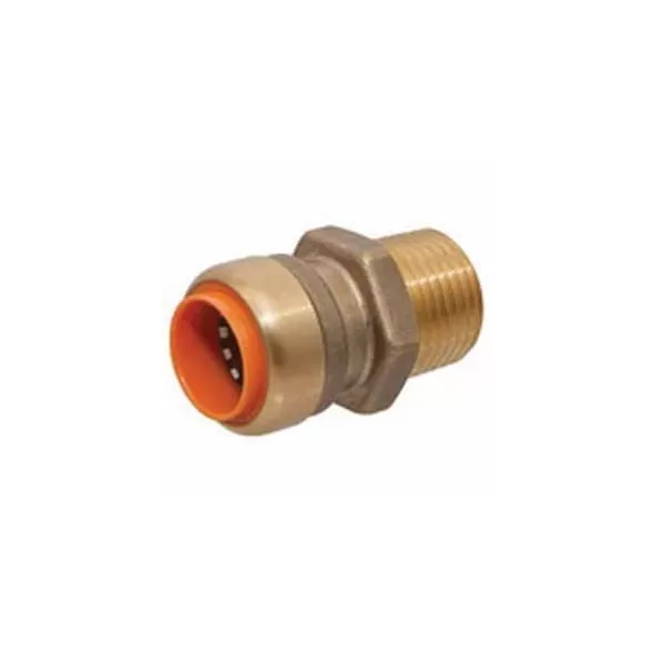 Adapter, 3/4"Push x Male Brass P704 Series