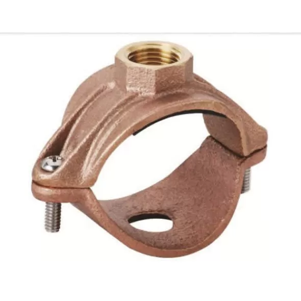 Saddle Tee, 3/4" x 1/2"Threaded B509 C85710 Brass