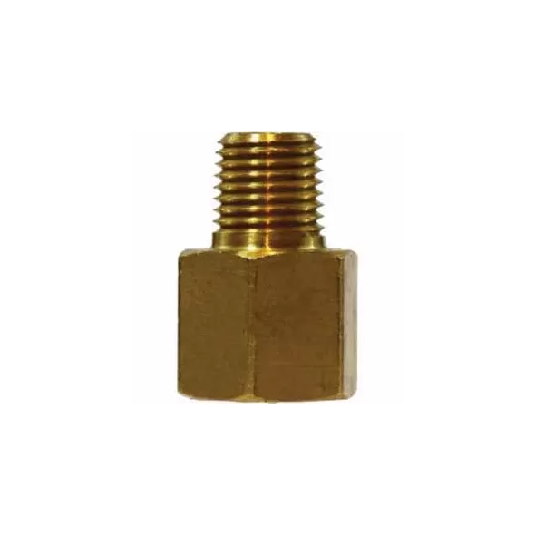 Adapter, 1/4"Female Flare x MIP Brass Straight