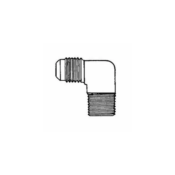 Elbow, 1/8" x 1/4"Flare x MPT Brass 90 Degrees