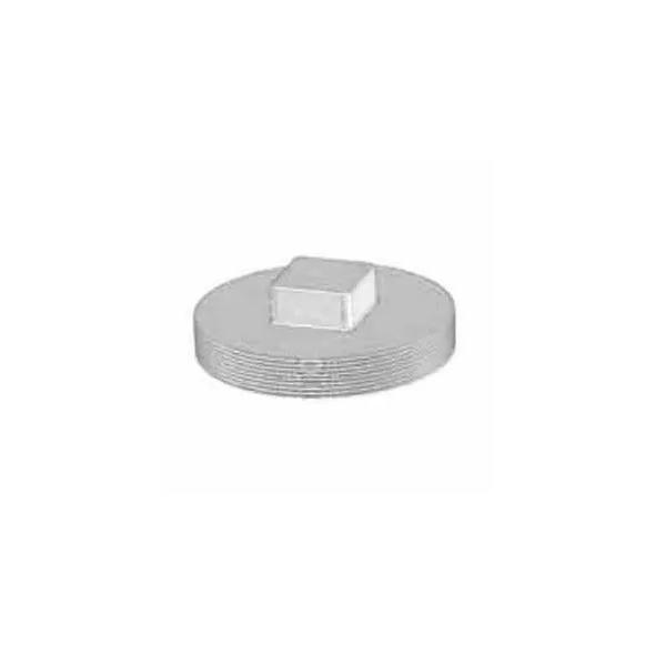 Sewer Plug, 8"MPT PVC P Series SDR-35 Solvent Weld