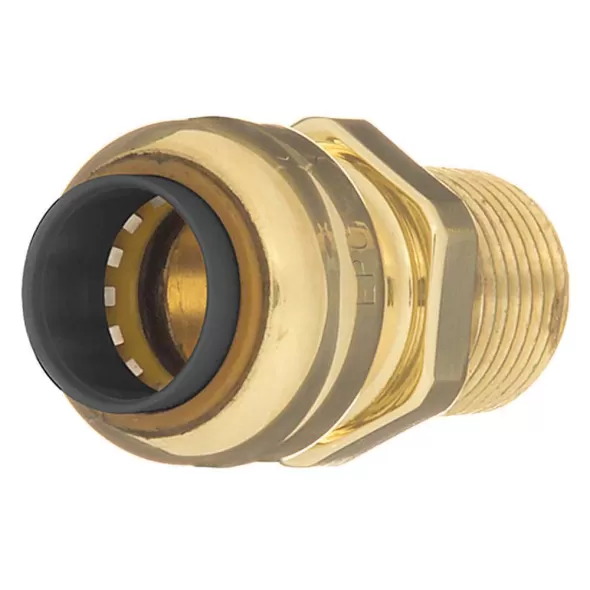 Adapter, 3/4"Solder Cup x MNPT 204 Series TecTite Push Fit, Lead Free Brass