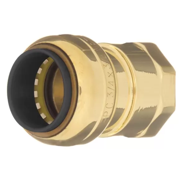 Adapter, 1-1/2" Solder Cup x FNPT 203 Series TecTite Push-Fit, Lead Free Brass