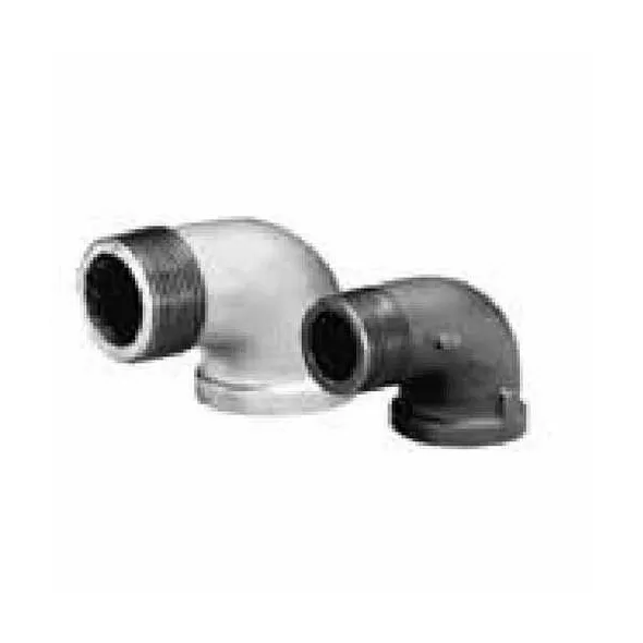 Street Elbow, 1/2"MNPT x FNPT Black Malleable Iron 90 Degrees