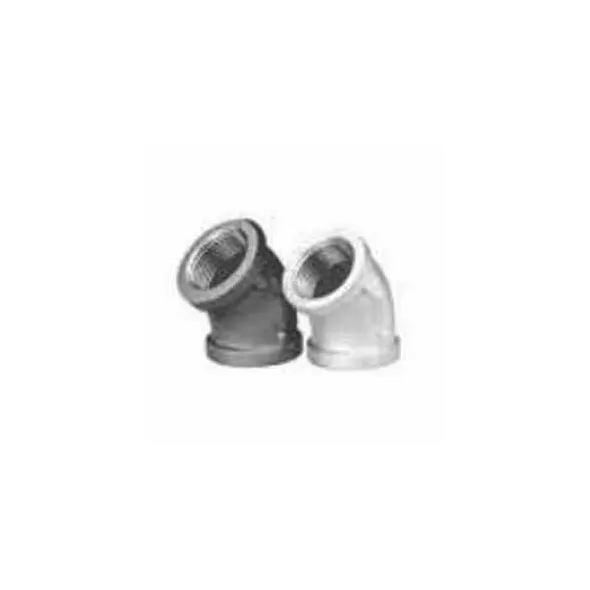 Elbow, 1"FNPT Galvanized Malleable Iron 45 Degrees