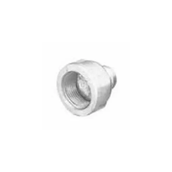 Reducing Coupling, 1-1/4" x 1"FNPT Galvanized Malleable Iron