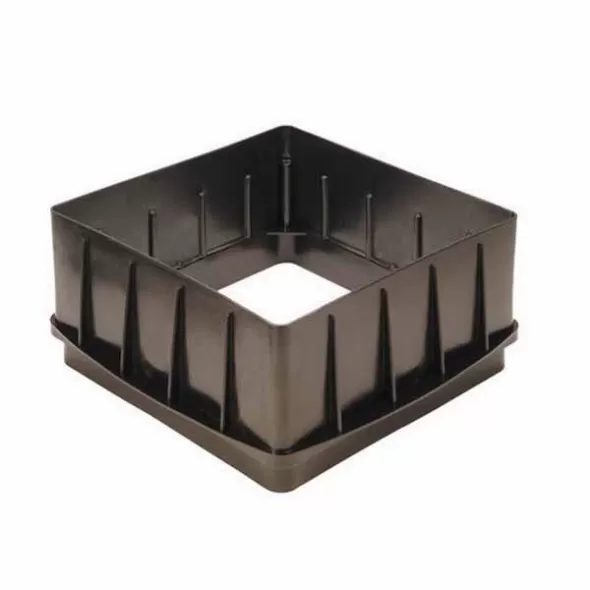 Riser, 16" x 16" Black HDPE Square
