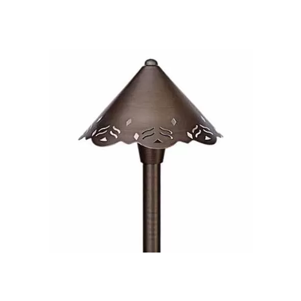 Alliance Lighting Area Light Hat, Aged Brass 7.5" | AOLAL400