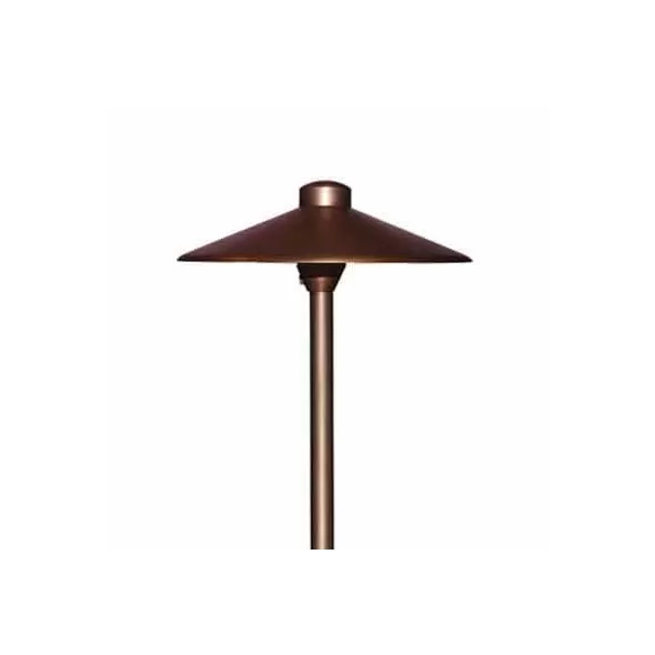 Alliance Lighting Area Light Hat, Aged Brass Frosted Lens 12" | AL800
