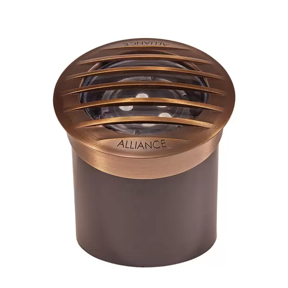 Alliance Outdoor Lighting In-Ground Well Light with Grate, 8W PAR36 2800K LED CGWL01 Series | AOLCGWL01LED8W
