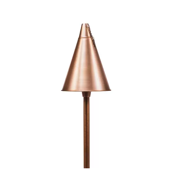 Alliance Lighting Area Light Tiki Hat, Integrated LED Cast Aluminum 8" x11" | TIKI