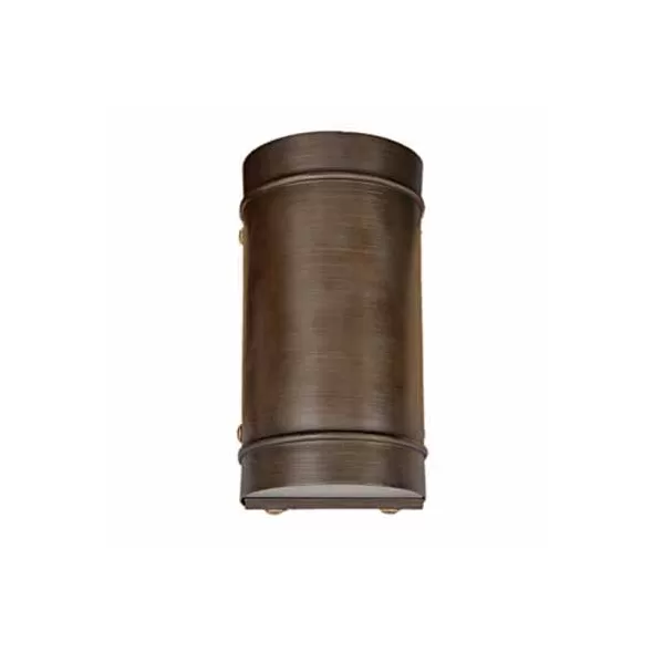 Alliance Lighting Wall Sconce, 6W Ceramic Bi-Pin G4 LED Aged Brass | WS100-LED