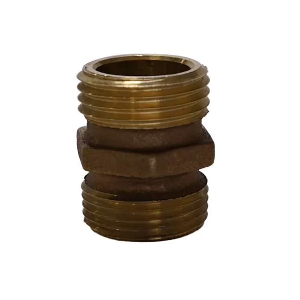 Hose Fitting, 3/4" x 3/4" x 1/2"MHT x MIP x FIP
