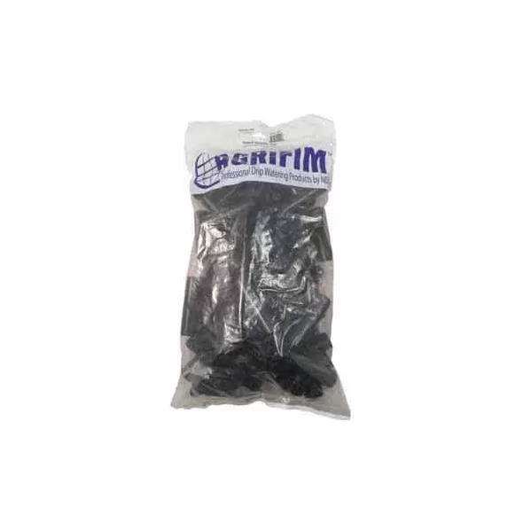 Tee, 1/2" Black 21D1 Series Riser Swivel