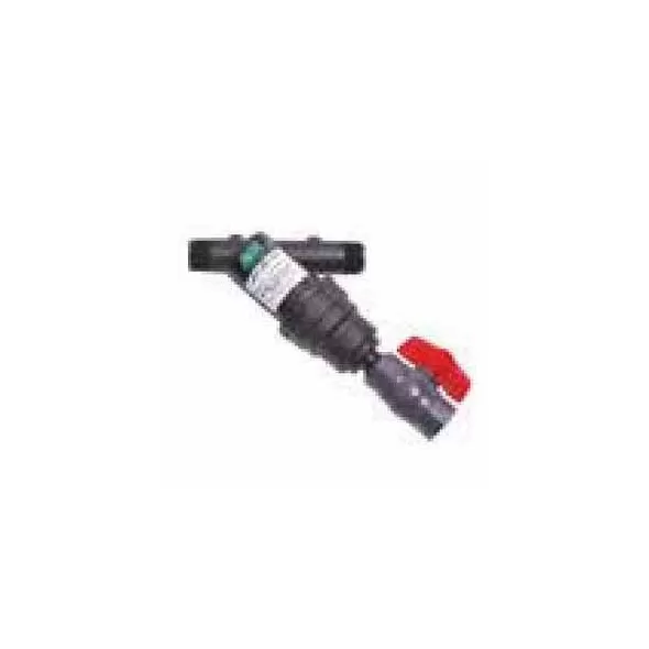 Wye Filter, 1" 150 Mesh 18 gpm 150 psi Black 4E Plastic Spin Clean Series with Screen