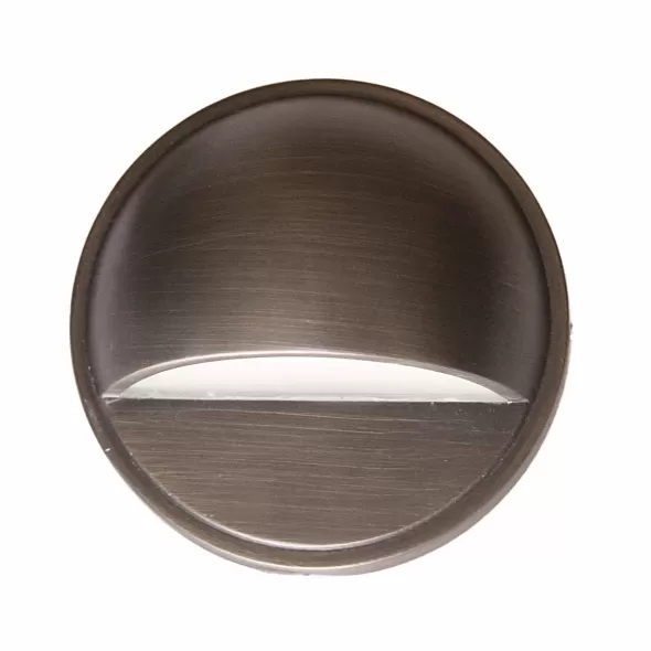Alliance Lighting SL100 Series Step Light, 3W G4 Bi-Pin LED Aged Brass | SL100-LED